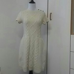 Ivory cream Sweater dress